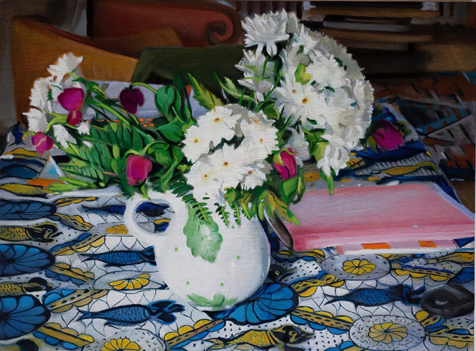 Le Bouquet 2 huile sur toile 81x60cm